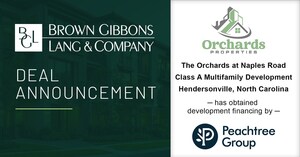 BGL Real Estate Advisors Completes Financing for The Orchards Apartment Complex in North Carolina