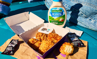 Taco Bell’s Crispy Chicken Nuggets with the new Hidden Valley Diablo Ranch Sauce