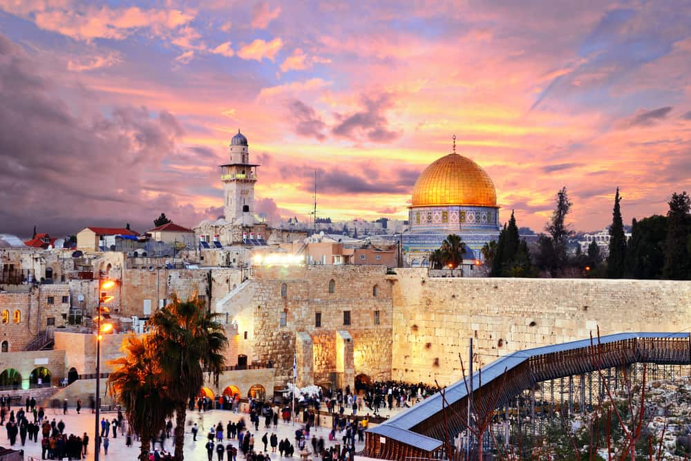 A trip to Israel will likely include a visit to the walled city of old Jerusalem. #israel #jerusalem #middleeast #asia #whereelsetogo